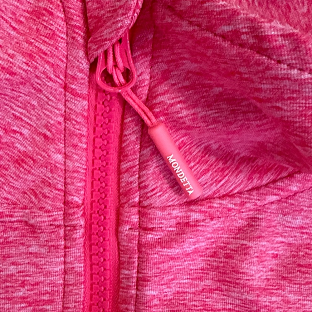 Mondetta Hot Pink Heather Full-Zip Hoodie - Picture 3 of 7
